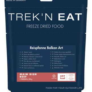 Trek&rsquo;n Eat Rizoto Bœuf Façon Balkanique — Plat Lyophilisé Sans Gluten
