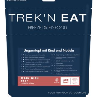 Trek&rsquo;n Eat Goulash Bœuf Pimenté aux Pâtes — Plat Lyophilisé Sans Lactose